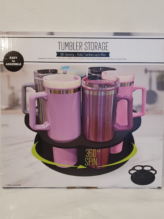 Other - Tumblers 360° Spinning Storage Rack